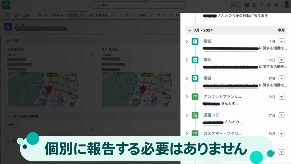 Salesforceの機能画像1