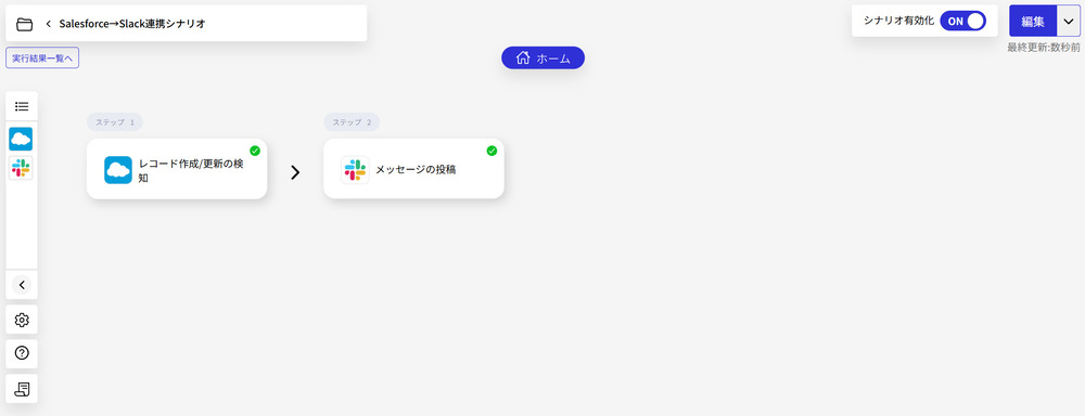 Connect管理画面-Salesforce×Slack連携