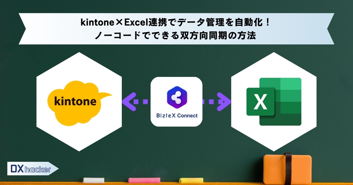 kintone×Excel Online連携記事アイキャッチ