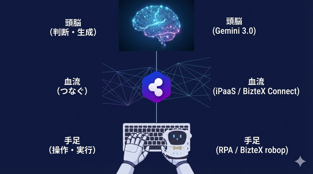 Gemini3のRPA・iPaaS・ワークフローとの役割分担