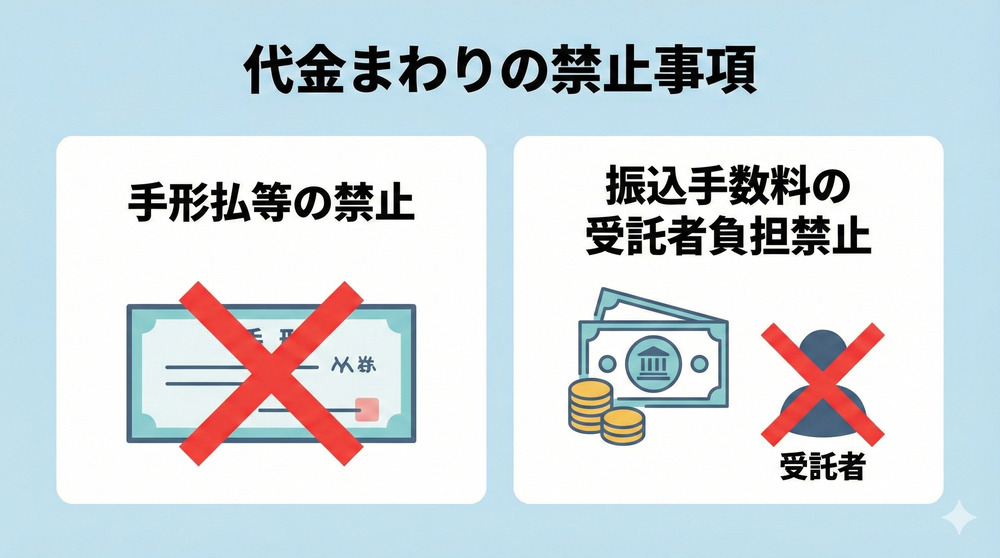 代金まわりの禁止画像