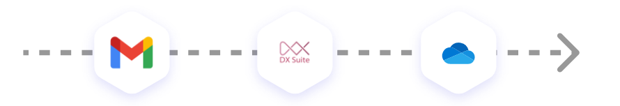 DX SuiteとOneDriveを連携